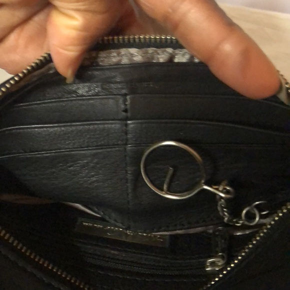 KENNETH COLE NY black pebble leather wristlet/wallet. Holds up to 6 cards. - Picture 12 of 14